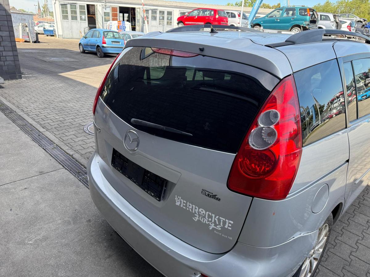 Mazda 5 CR original Heckklappe mit Scheibe 22V Satinsilber Rohbau BJ07